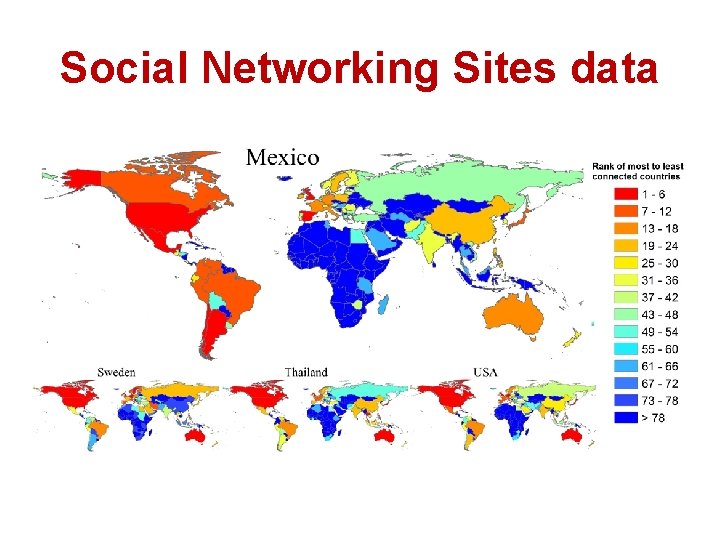 Social Networking Sites data 
