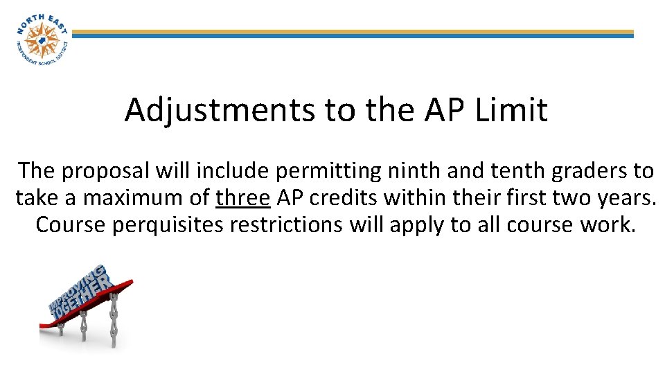 Adjustments to the AP Limit The proposal will include permitting ninth and tenth graders