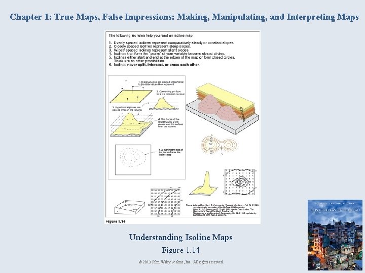 Chapter 1: True Maps, False Impressions: Making, Manipulating, and Interpreting Maps Understanding Isoline Maps