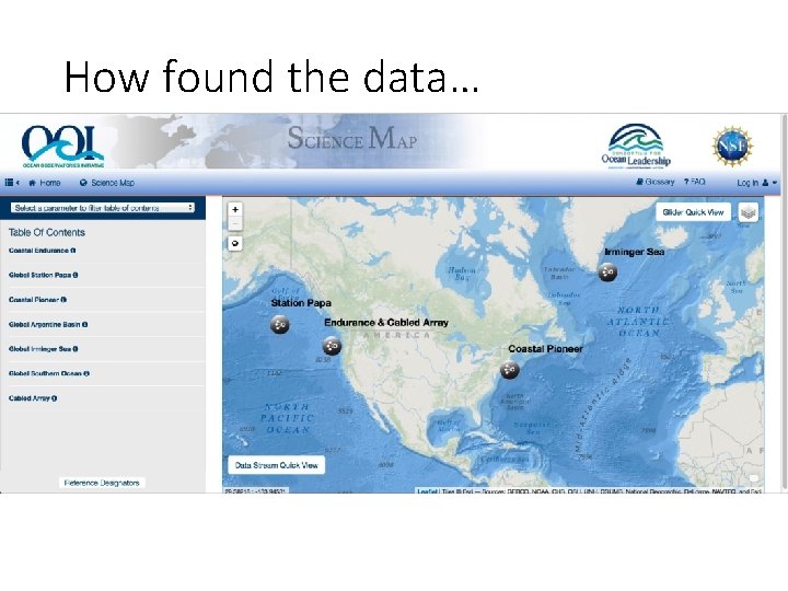 How found the data… 