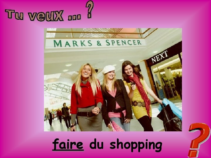 faire du shopping 