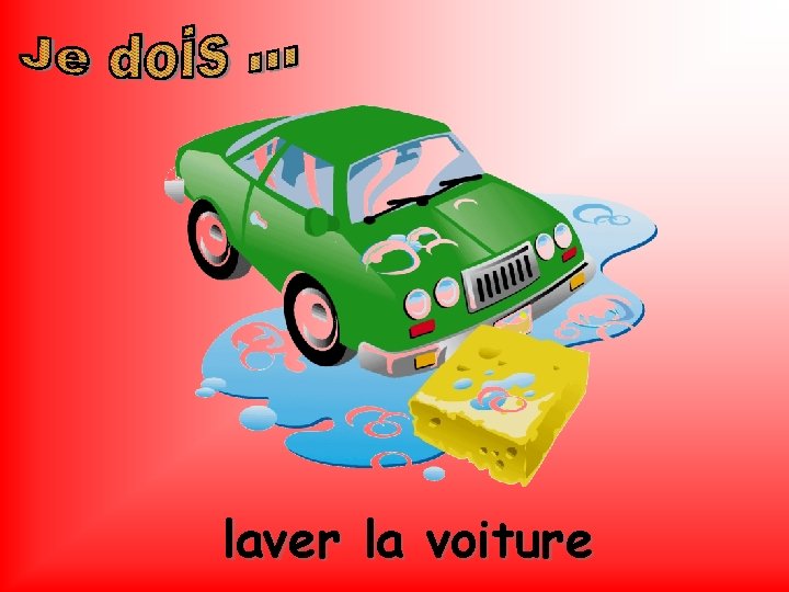 laver la voiture 