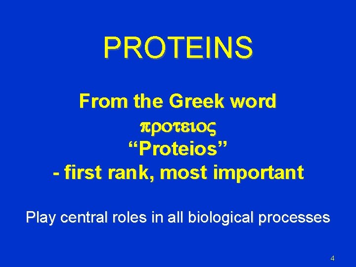 Structure and Function of Proteins Ora SchuelerFurman 2009