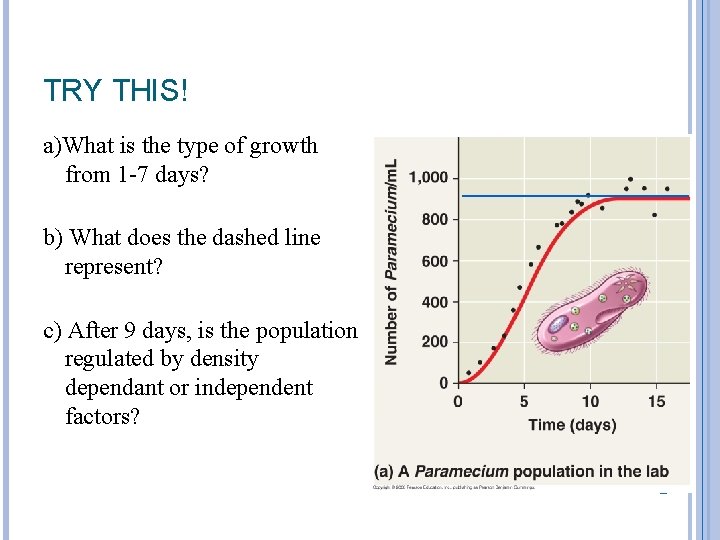 TRY THIS! a)What is the type of growth from 1 -7 days? b) What