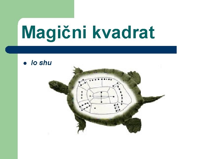 Magični kvadrat l lo shu 