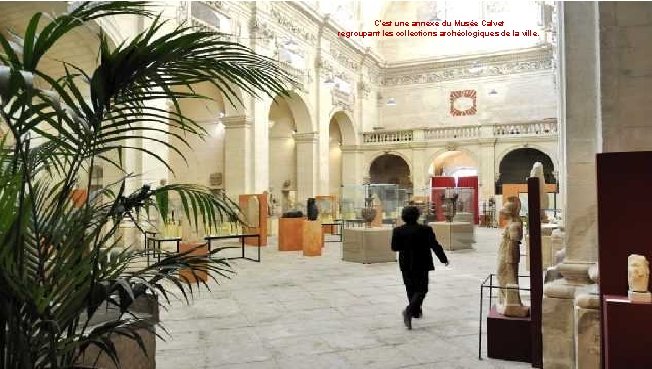 C’est une annexe du Musée Calvet regroupant les collections archéologiques de la ville. 