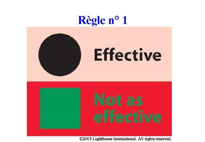 Règle n° 1 