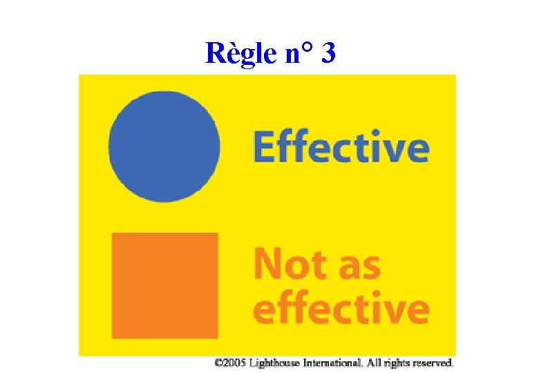 Règle n° 3 