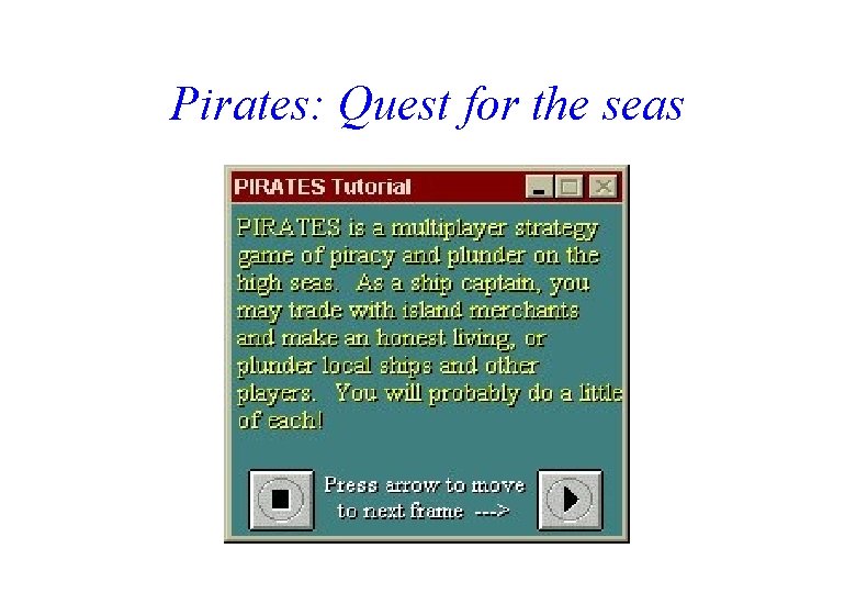 Pirates: Quest for the seas 