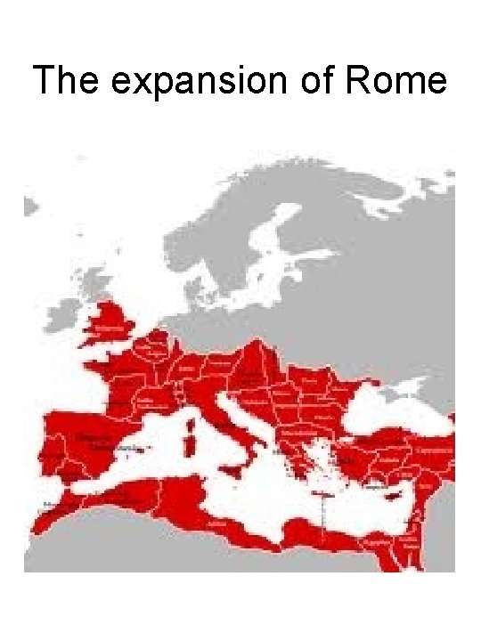 The expansion of Rome 