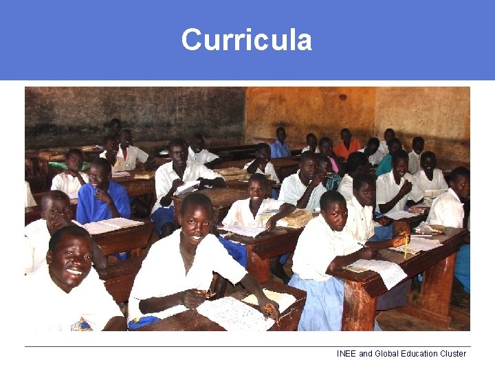 Curricula INEE and Global Education Cluster 