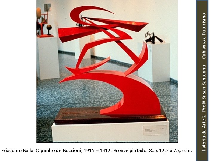 História da Arte 2 - Profª Susan Santanna Cubismo e Futurismo Giacomo Balla. O