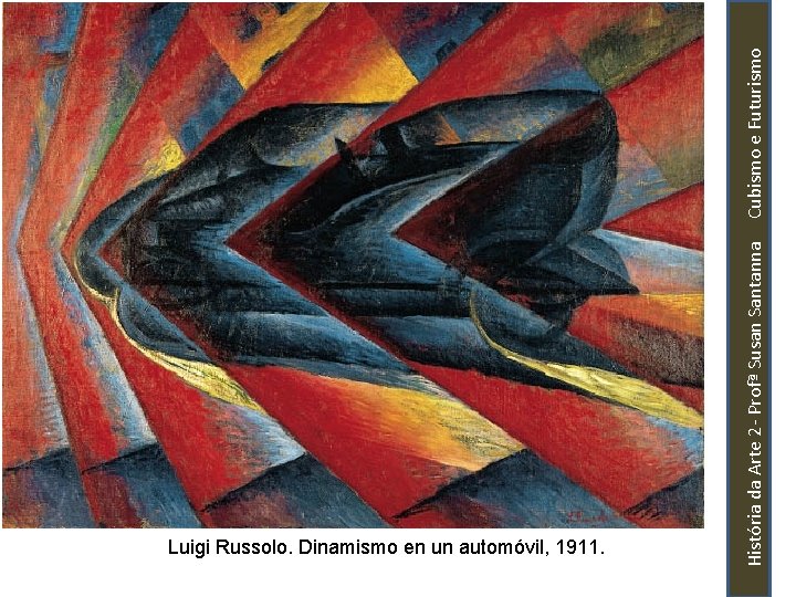 História da Arte 2 - Profª Susan Santanna Cubismo e Futurismo Luigi Russolo. Dinamismo