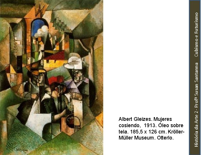 História da Arte 2 - Profª Susan Santanna Cubismo e Futurismo Albert Gleizes. Mujeres