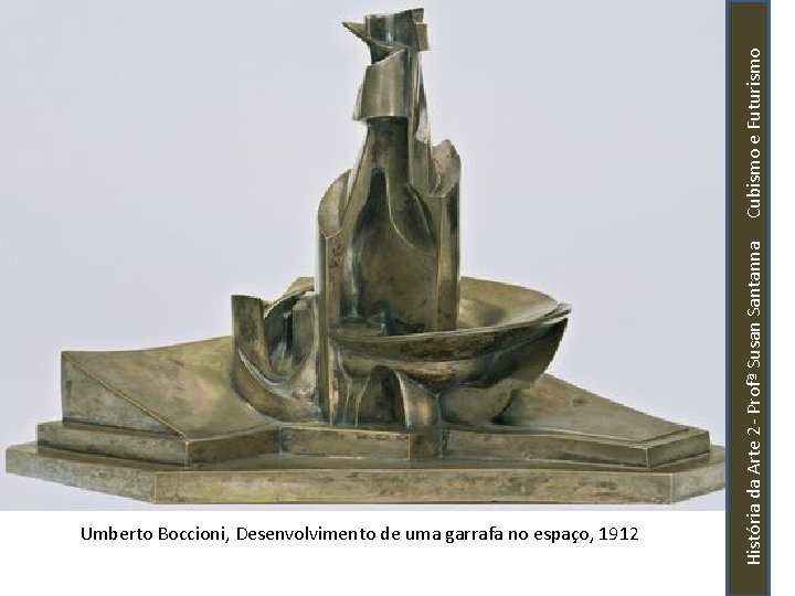 História da Arte 2 - Profª Susan Santanna Cubismo e Futurismo Umberto Boccioni, Desenvolvimento