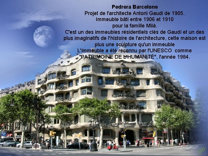 Pedrera Barcelone Projet de l'architecte Antoni Gaudi de 1905. Immeuble bâti entre 1906 et