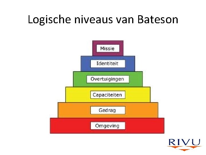 Logische niveaus van Bateson 