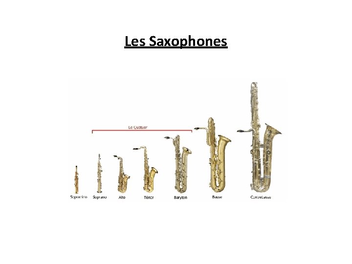 Les Saxophones 