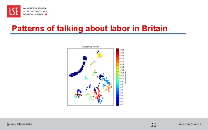 Patterns of talking about labor in Britain 21 