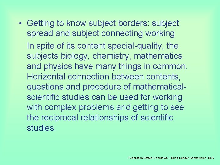  • Getting to know subject borders: subject spread and subject connecting working In