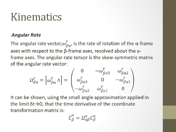 Kinematics • 