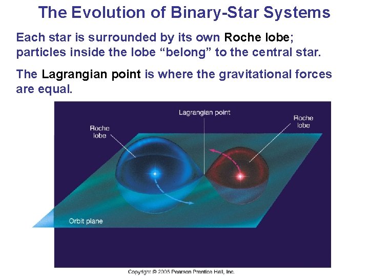 The Evolution of Binary-Star Systems Each star is surrounded by its own Roche lobe;