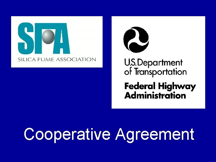 Cooperative Agreement 