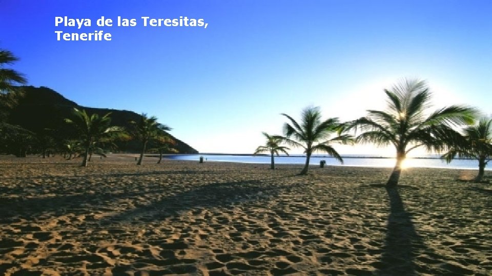 Playa de las Teresitas, Tenerife 