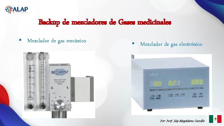 Backup de mezcladores de Gases medicinales • Mezclador de gas mecánico • Mezclador de Backup de mezcladores de Gases medicinales • Mezclador de gas mecánico • Mezclador de