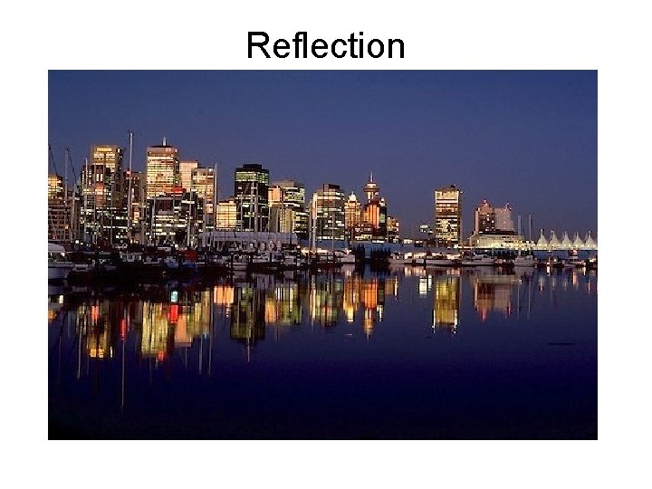 Reflection 