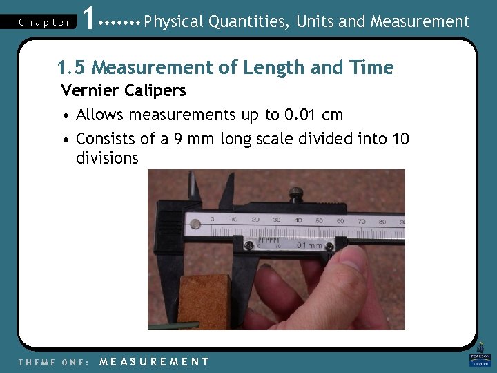 Chapter 1 Physical Quantities, Units and Measurement 1. 5 Measurement of Length and Time