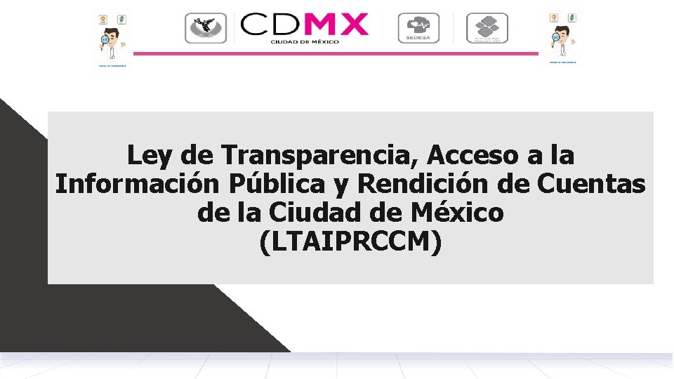 Ley de Transparencia, Acceso a la Información Pública y Rendición de Cuentas de la