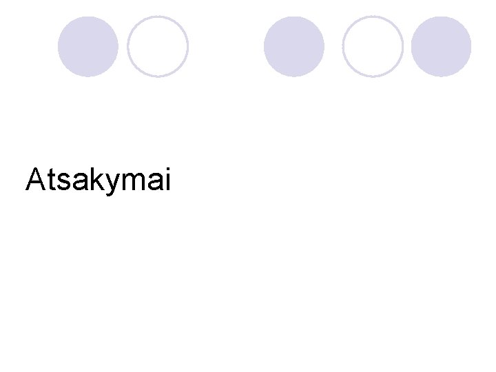 Atsakymai 