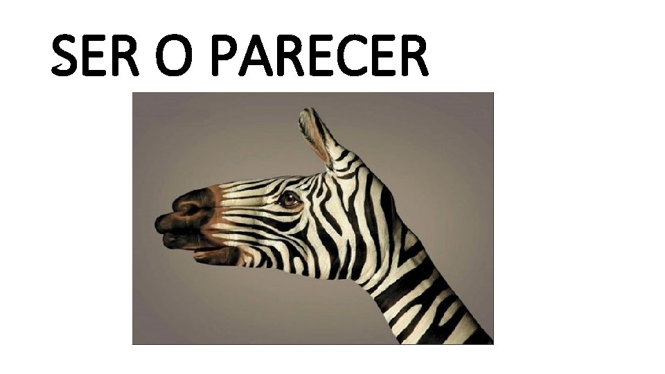 SER O PARECER 