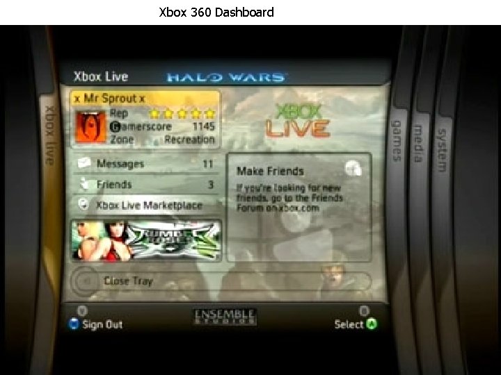 Xbox 360 Dashboard 