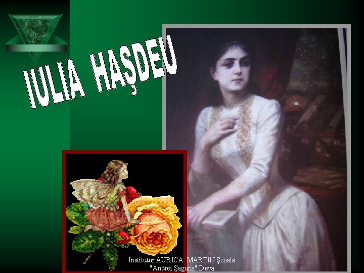 Institutor AURICA MARTIN Şcoala "Andrei Şaguna" Deva 