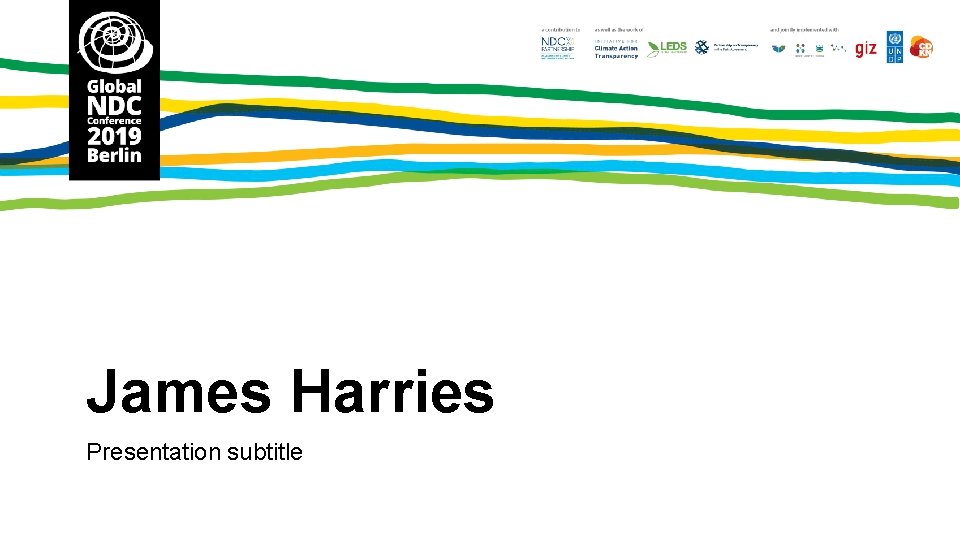 James Harries Presentation subtitle 