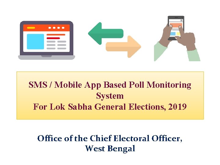 SMS / Mobile App Based Poll Monitoring System For Lok Sabha General Elections, 2019
