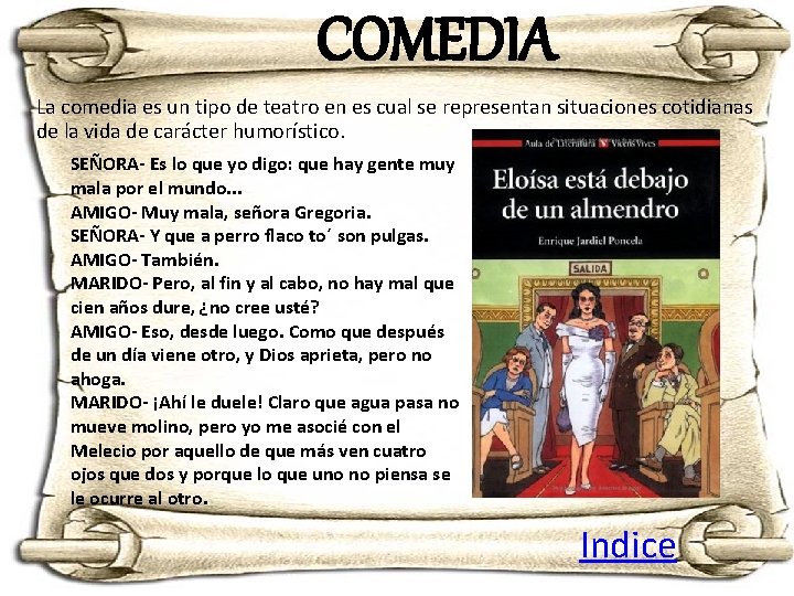 LITERATURA Liiteratura INDICE Esquema de gneros literarios GENERO