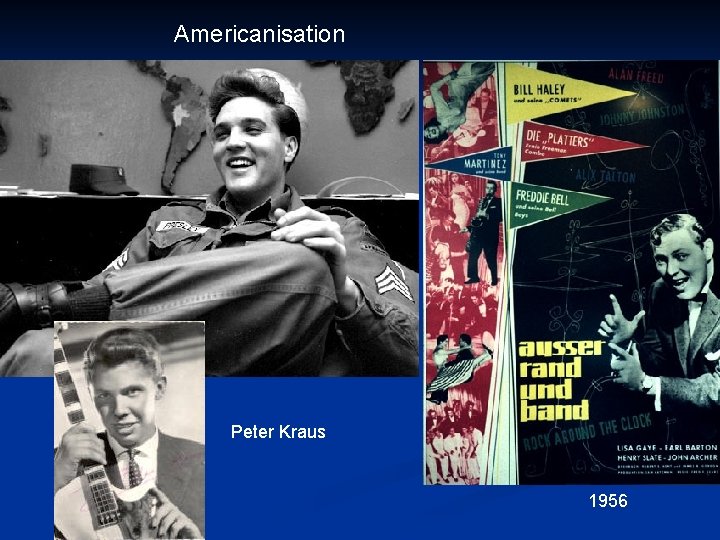 Americanisation Peter Kraus 1956 