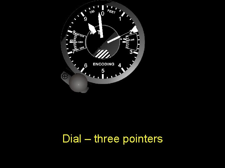 Dial – three pointers 