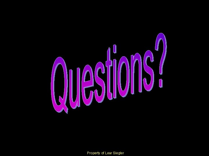 MMMMOVING Property of Lear Siegler 
