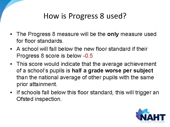Progress 8 an explanation What is Progress 8