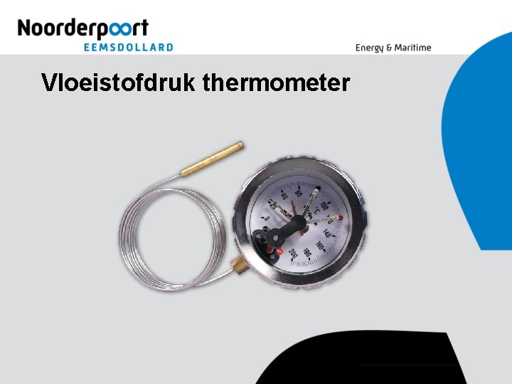 Vloeistofdruk thermometer 