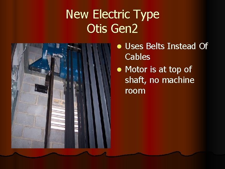 New Electric Type Otis Gen 2 Uses Belts Instead Of Cables l Motor is