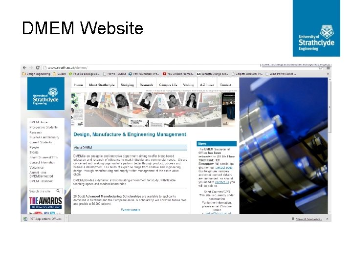 DMEM Website 