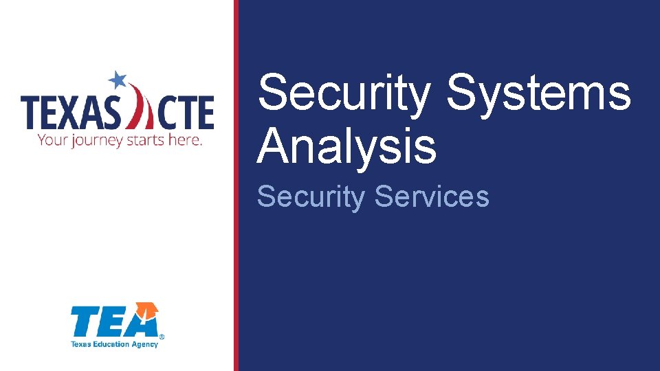 Security Systems Analysis Security Services 