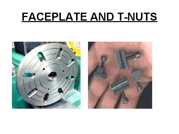 FACEPLATE AND T-NUTS 