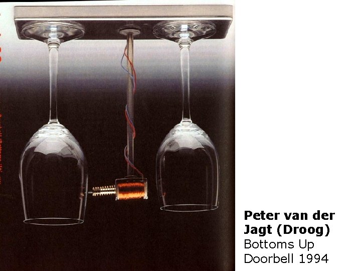 Peter van der Jagt (Droog) Bottoms Up Doorbell 1994 Peter van der Jagt (Droog) Bottoms Up Doorbell 1994