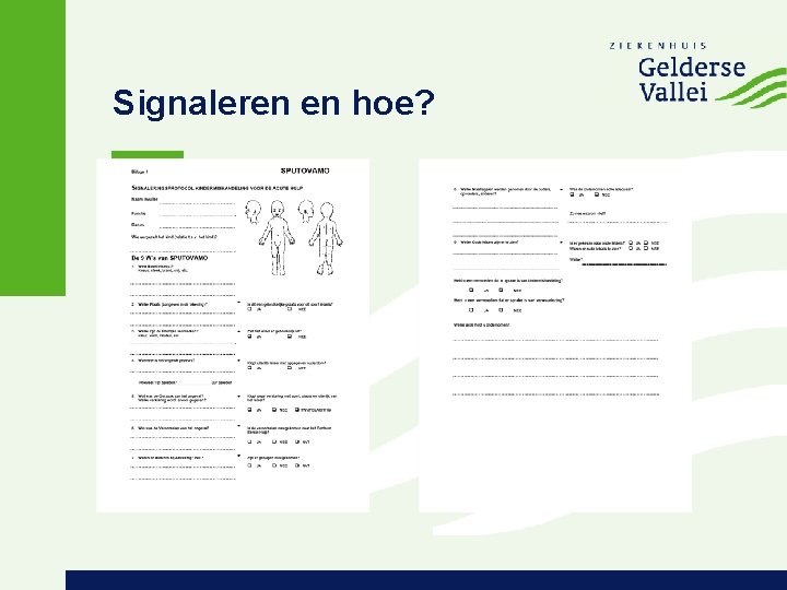 Signaleren en hoe? 